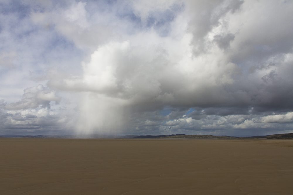 Hailstorm - Photograph by Debbie Yare