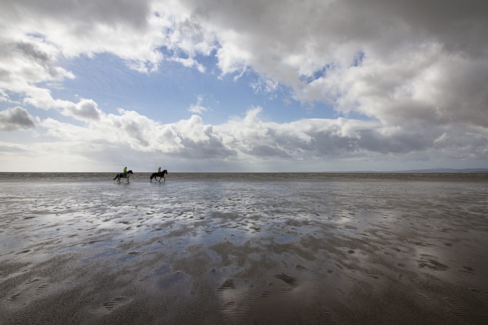 Riders on the Ebb Tide - Photograph by Debbie Yare